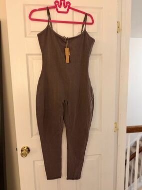 SKIMS zinc cami catsuit  Stretch Jumpsuit